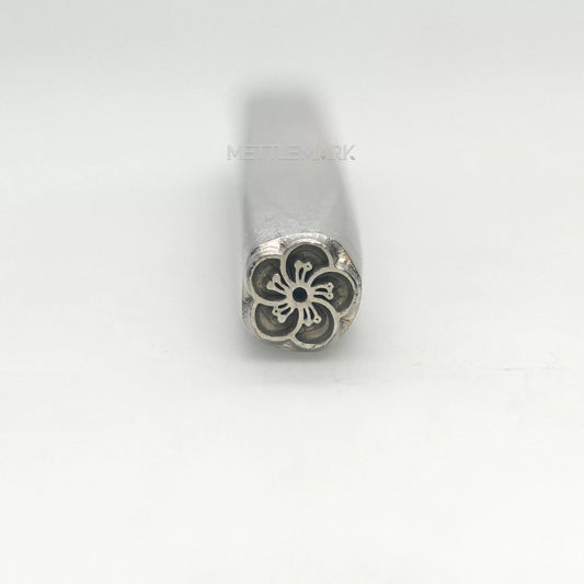Custom Metal Design Stamp Flowers - Memk-1226
