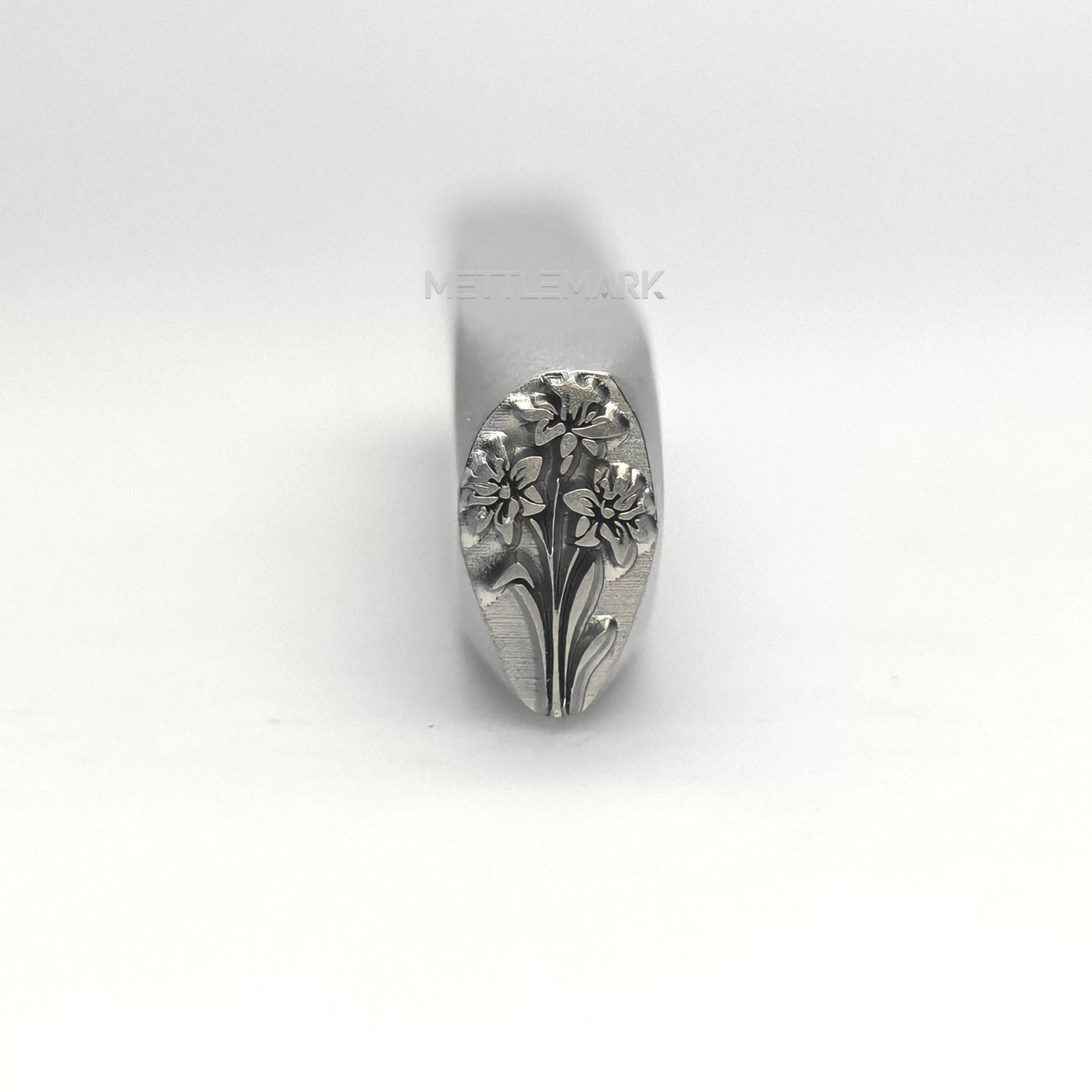 Metal stamping tool with FlowersPeony