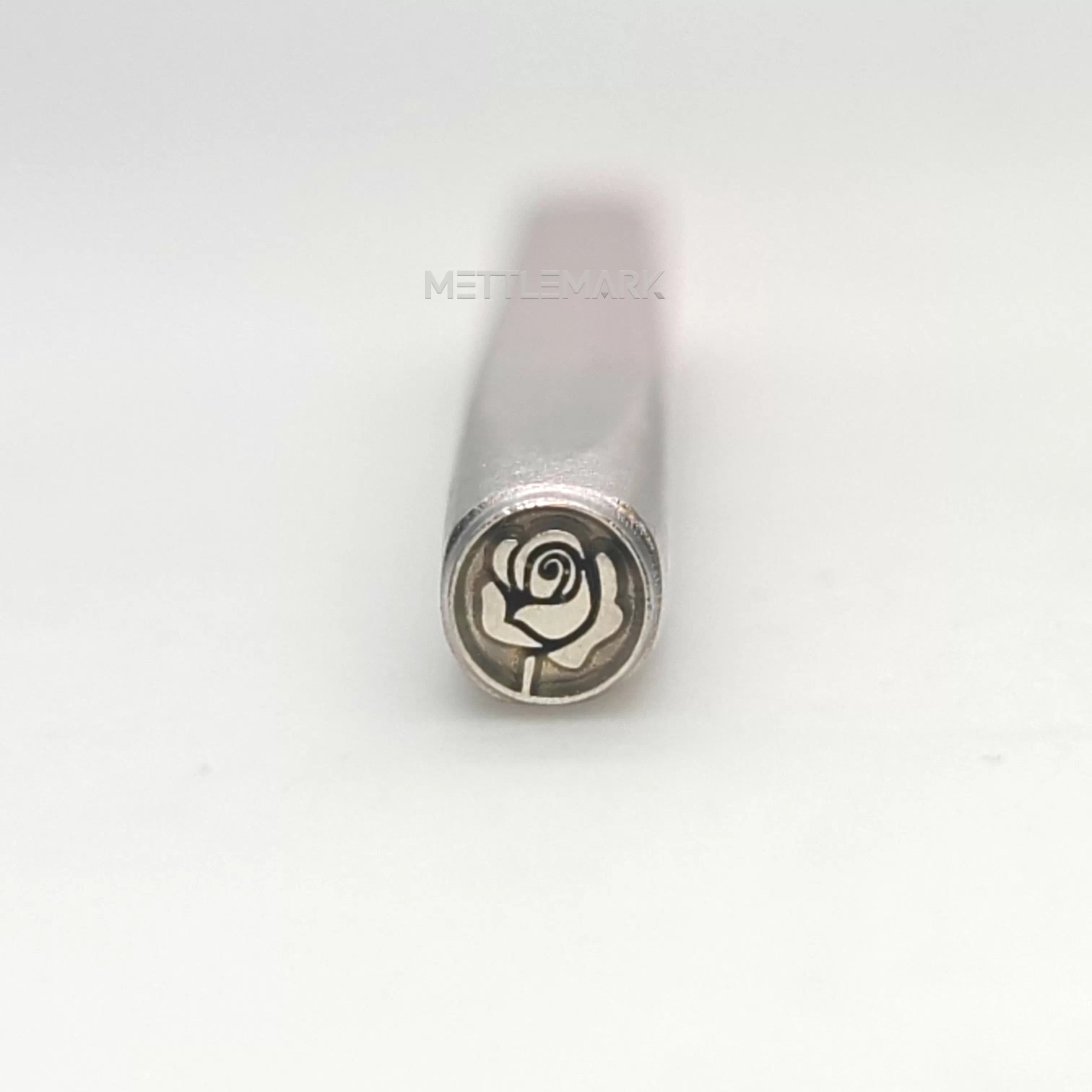 Metal stamping tool with FlowersRoseStroke