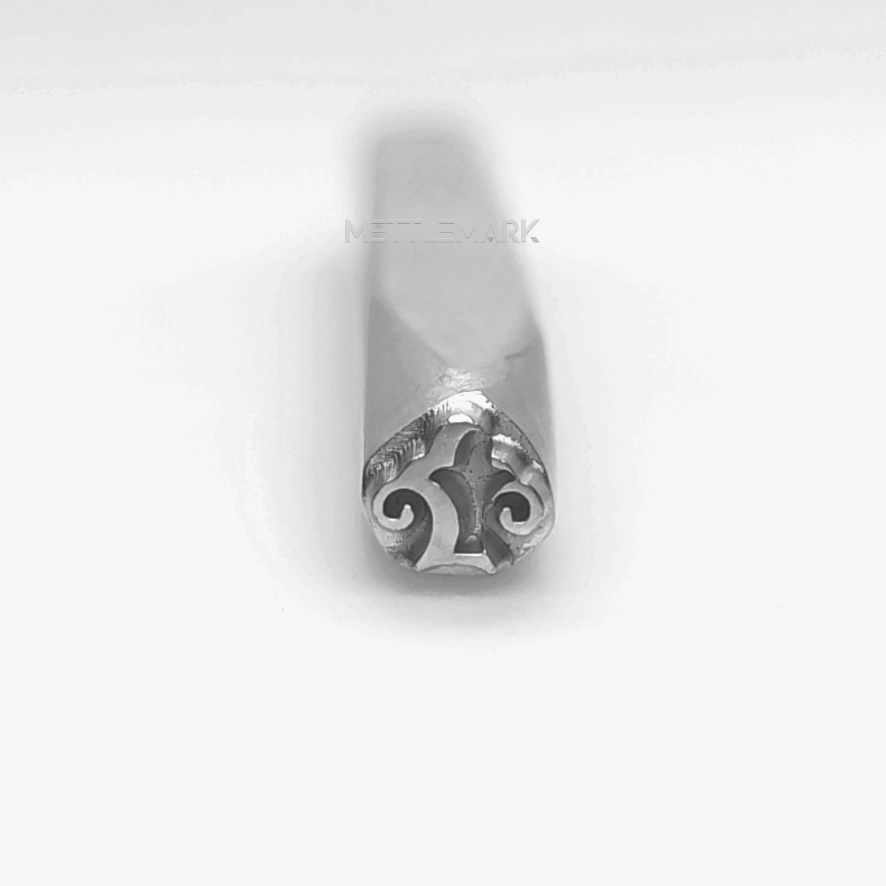 Custom Metal Design Stamp Flowers A Tree Symbol - Memk-1213