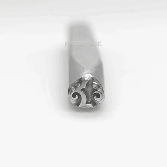Custom Metal Design Stamp Flowers A Tree Symbol - Memk-1213