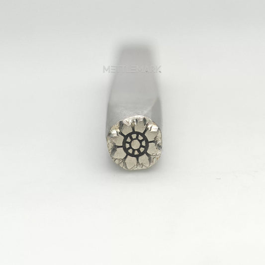 Custom Metal Design Stamp Flowers Sunflower 2 - Memk-1205