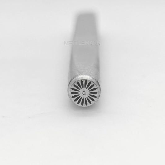 Custom Metal Design Stamp Flowers Sunflower 3 - Memk-1206