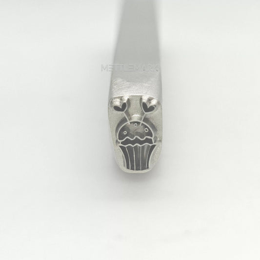 Custom Metal Design Stamp Love Cake In Paper Box - Memk-1173