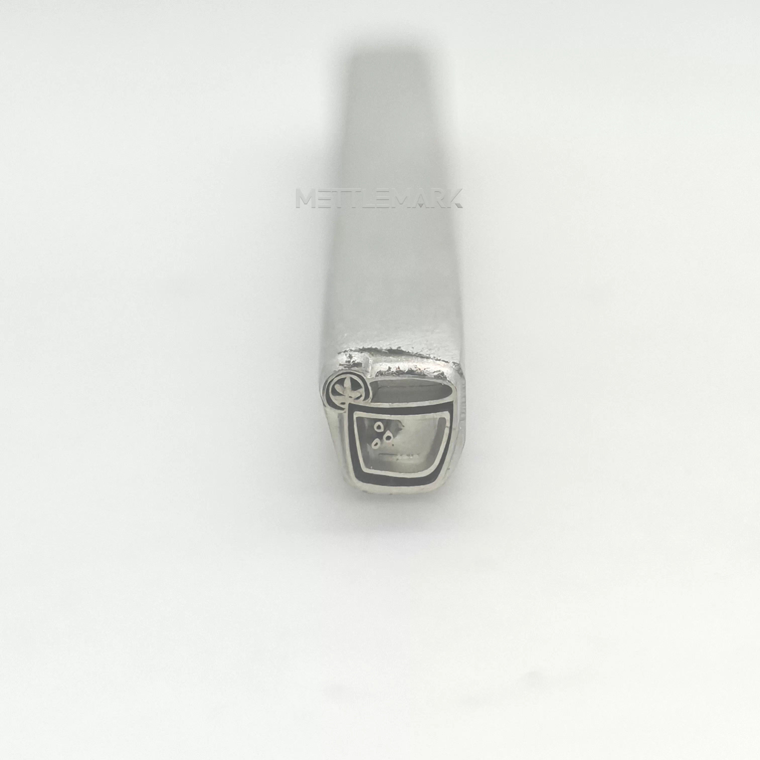 Custom Metal Design Stamp Lemonade Lemon Water Cup with Lemon Slice - Memk-1163