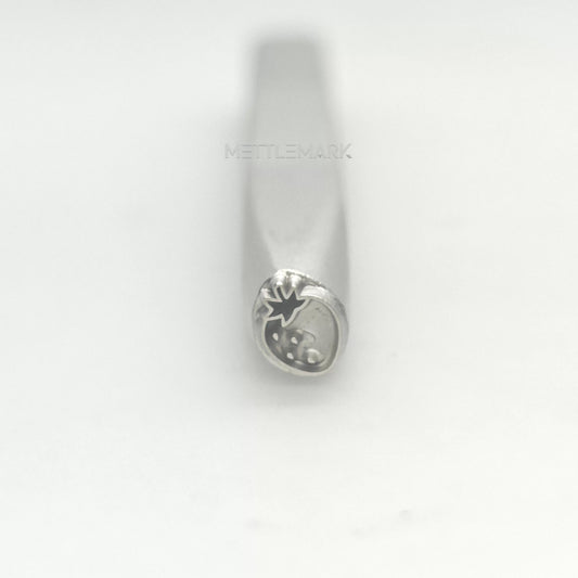 Custom Metal Design Stamp Strawberry - Memk-1174