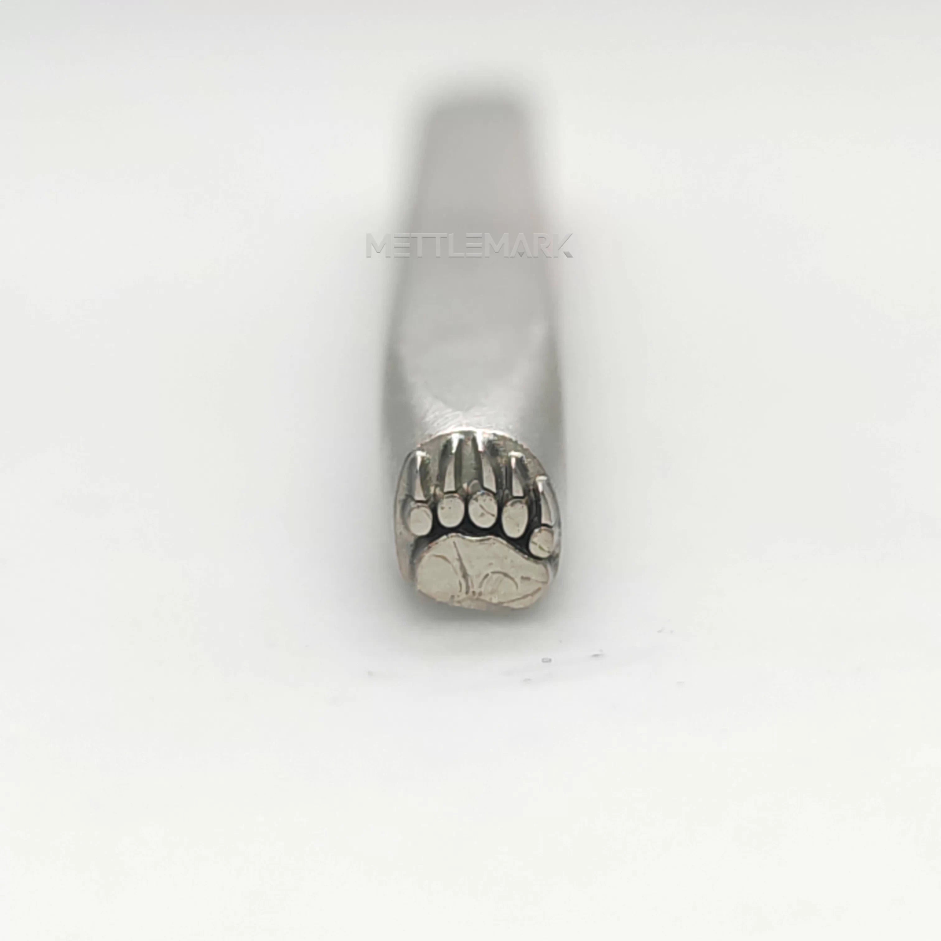 Custom Metal Design Stamp Footprints Bear Paw - Memk-0993