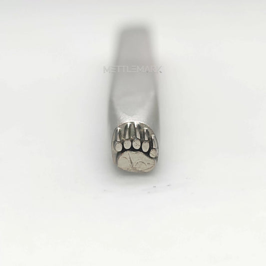 Custom Metal Design Stamp Footprints Bear Paw - Memk-0993