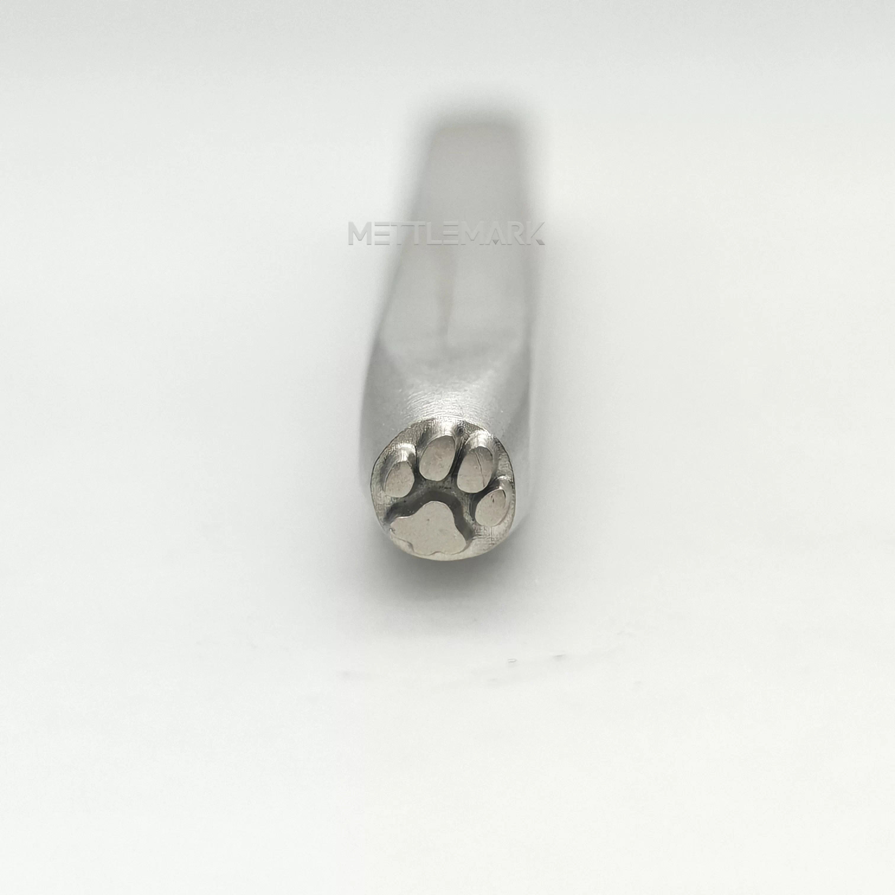 Custom Metal Design Stamp Footprints Cat Paw - Memk-0994