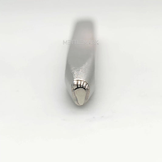 Custom Metal Design Stamp Footprints Left - Memk-0992
