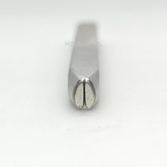 Custom Metal Design Stamp Footprints Leg Foot Print - Memk-0998