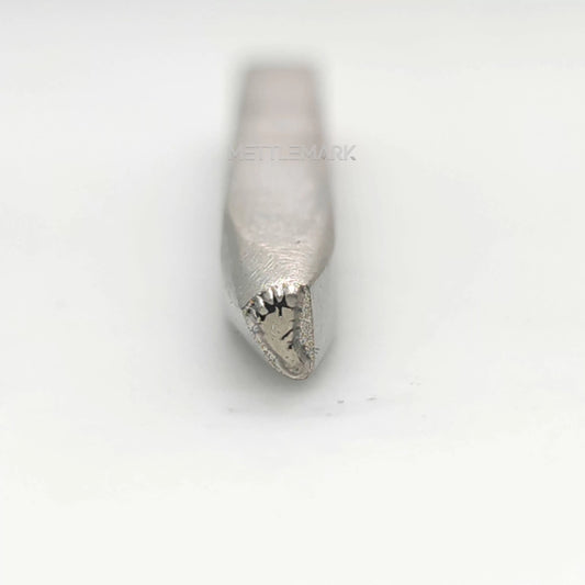 Custom Metal Design Stamp Footprints Right Foot Print - Memk-0987