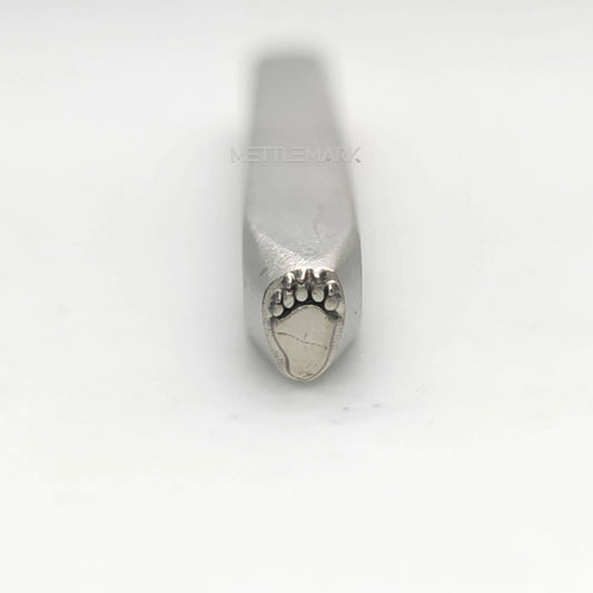 Custom Metal Design Stamp Footprints Tiger Paw Print - Memk-0997