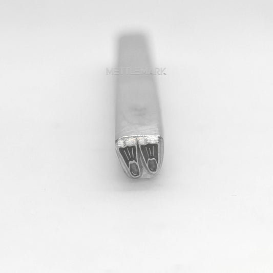 Custom Metal Design Stamp Ocean Webbed Foot - Memk-0996