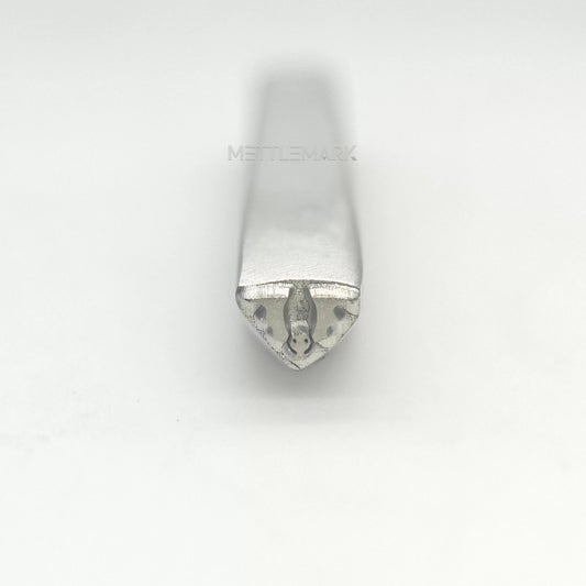 Custom Metal Stamp Halloween Bat 2 Symbol Metal Design Stamp - Memk-0058
