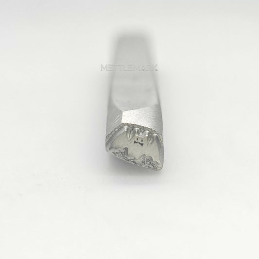Custom Metal Stamp Halloween Bat 3 Symbol Metal Design Stamp - Memk-0059