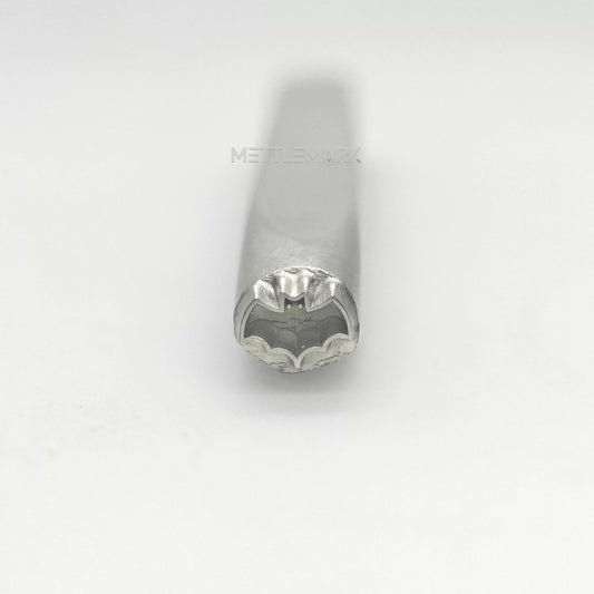 Custom Metal Stamp Halloween Bat 5 Symbol Metal Design Stamp - Memk-0061