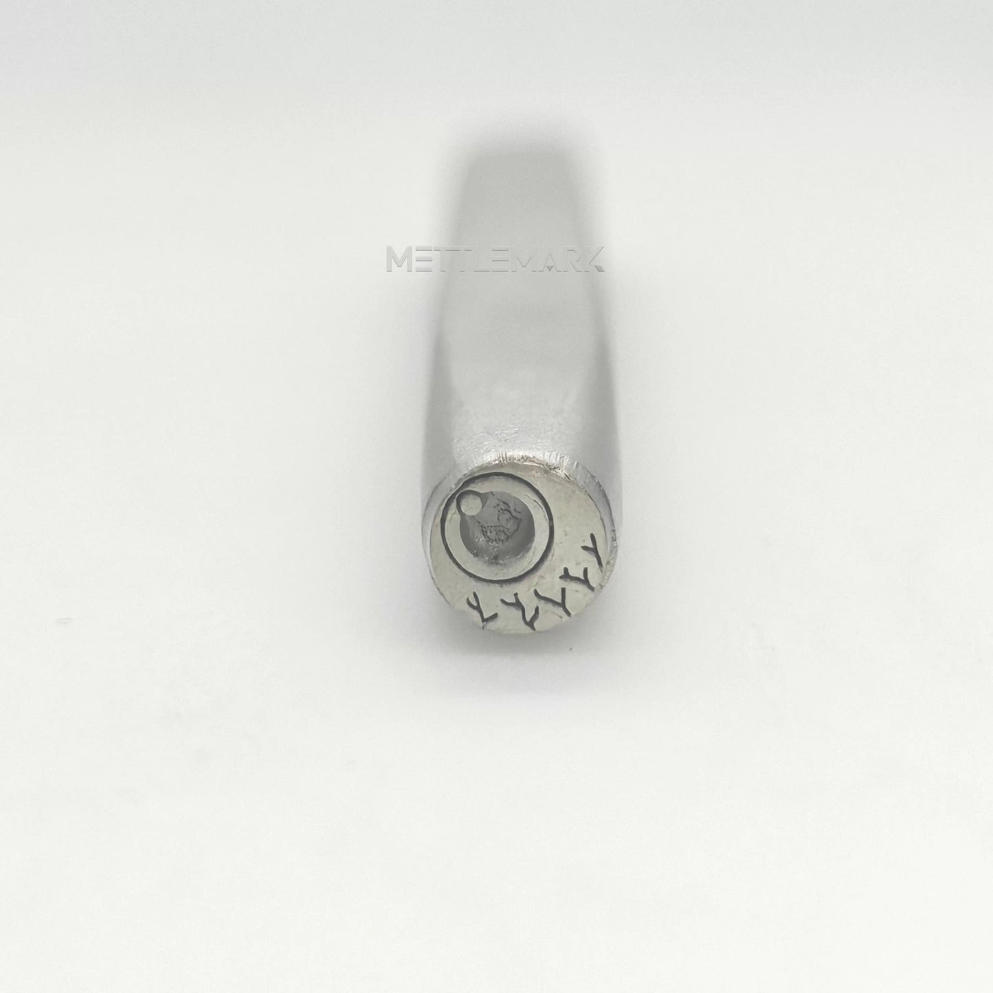 Custom Metal Stamp Halloween Bloodshot Eyes Symbol Metal Design Stamp - Memk-0064
