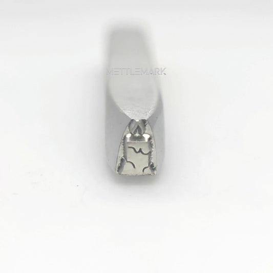 Custom Metal Stamp Halloween Candle 3 Symbol Metal Design Stamp - Memk-0055