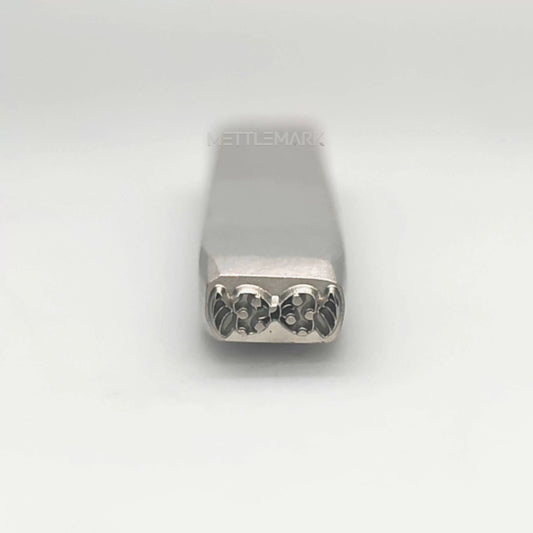 Custom Metal Stamp Halloween Candy 8 Symbol Metal Design Stamp - Memk-0045