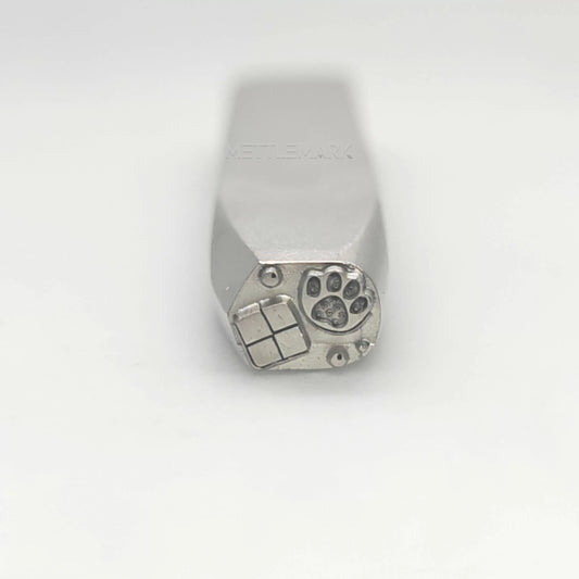 Custom Metal Stamp Halloween Cat'S Paw & Gift Symbol Metal Design Stamp - Memk-0041