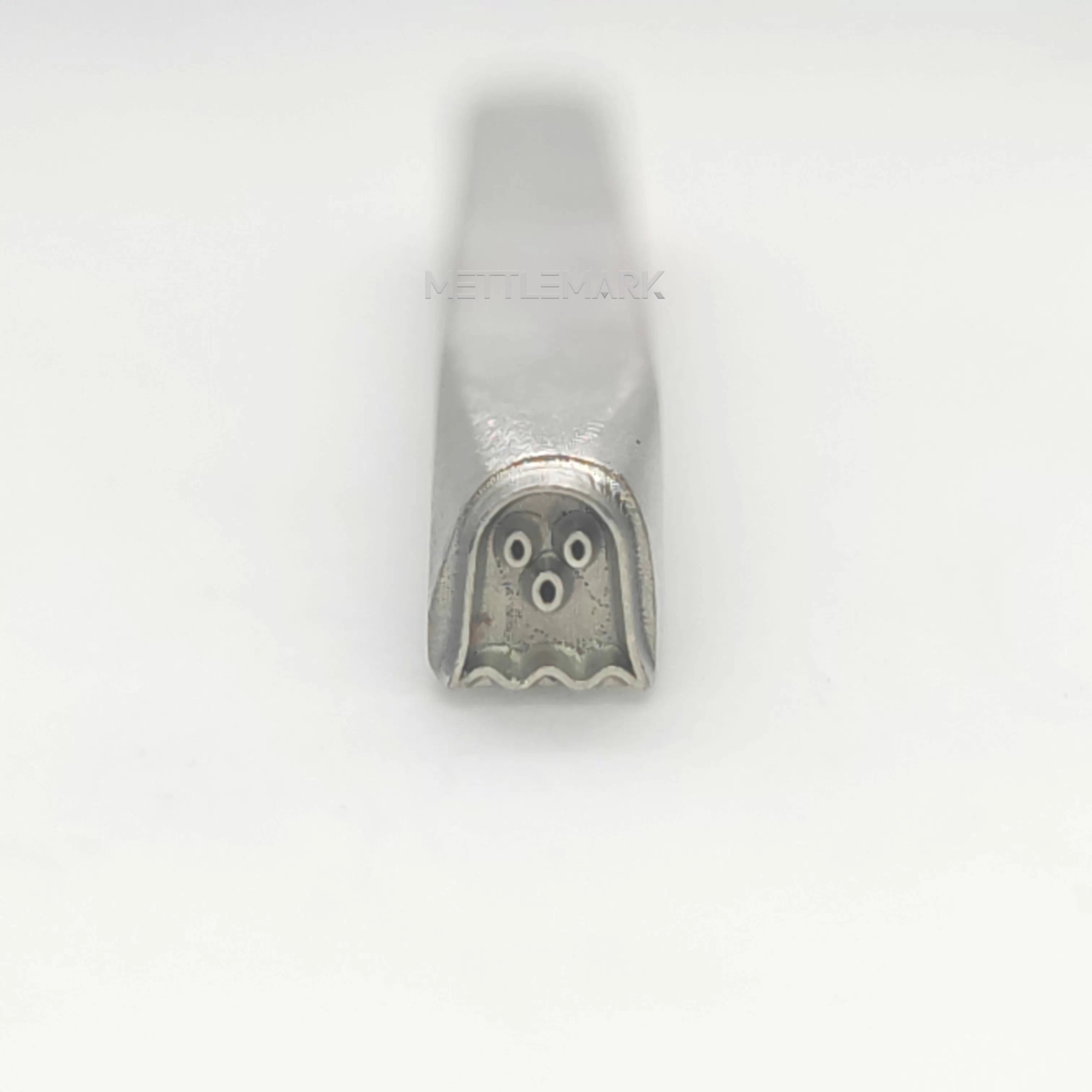 Custom Metal Stamp Halloween Ghost 2 Symbol Metal Design Stamp - Memk-0021