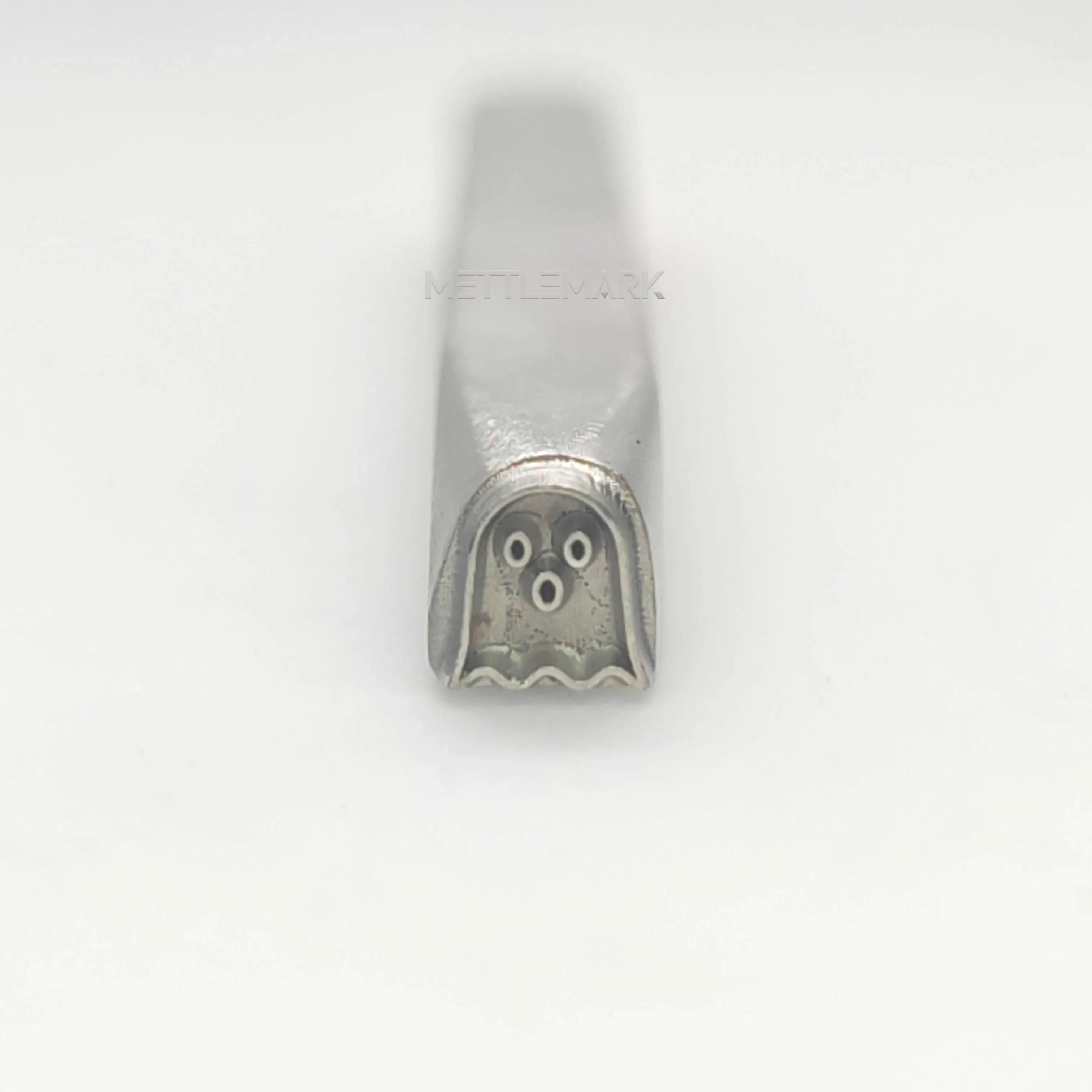 Custom Metal Stamp Halloween Ghost 2 Symbol Metal Design Stamp - Memk-0021