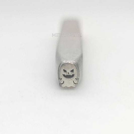Custom Metal Stamp Halloween Ghost 5 Symbol Metal Design Stamp - Memk-0024