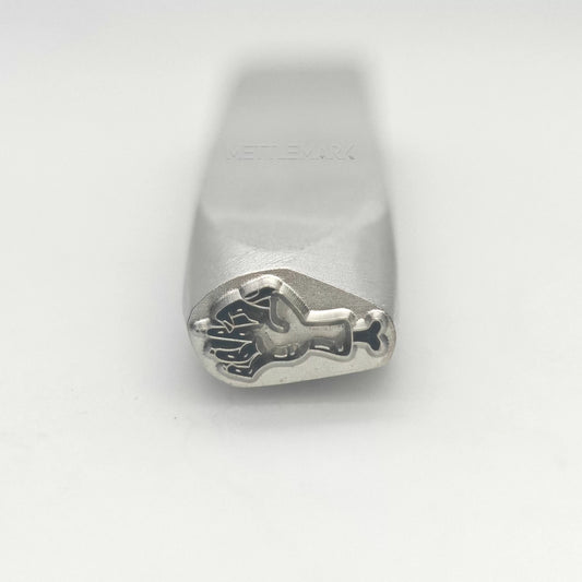 Custom Metal Design Stamp Halloween Skull Hand - Memk-0077