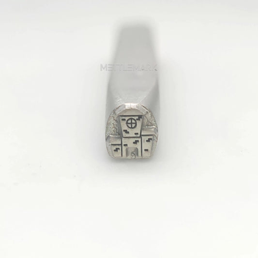 Custom Metal Design Stamp Halloween Haunted House - Memk-0076