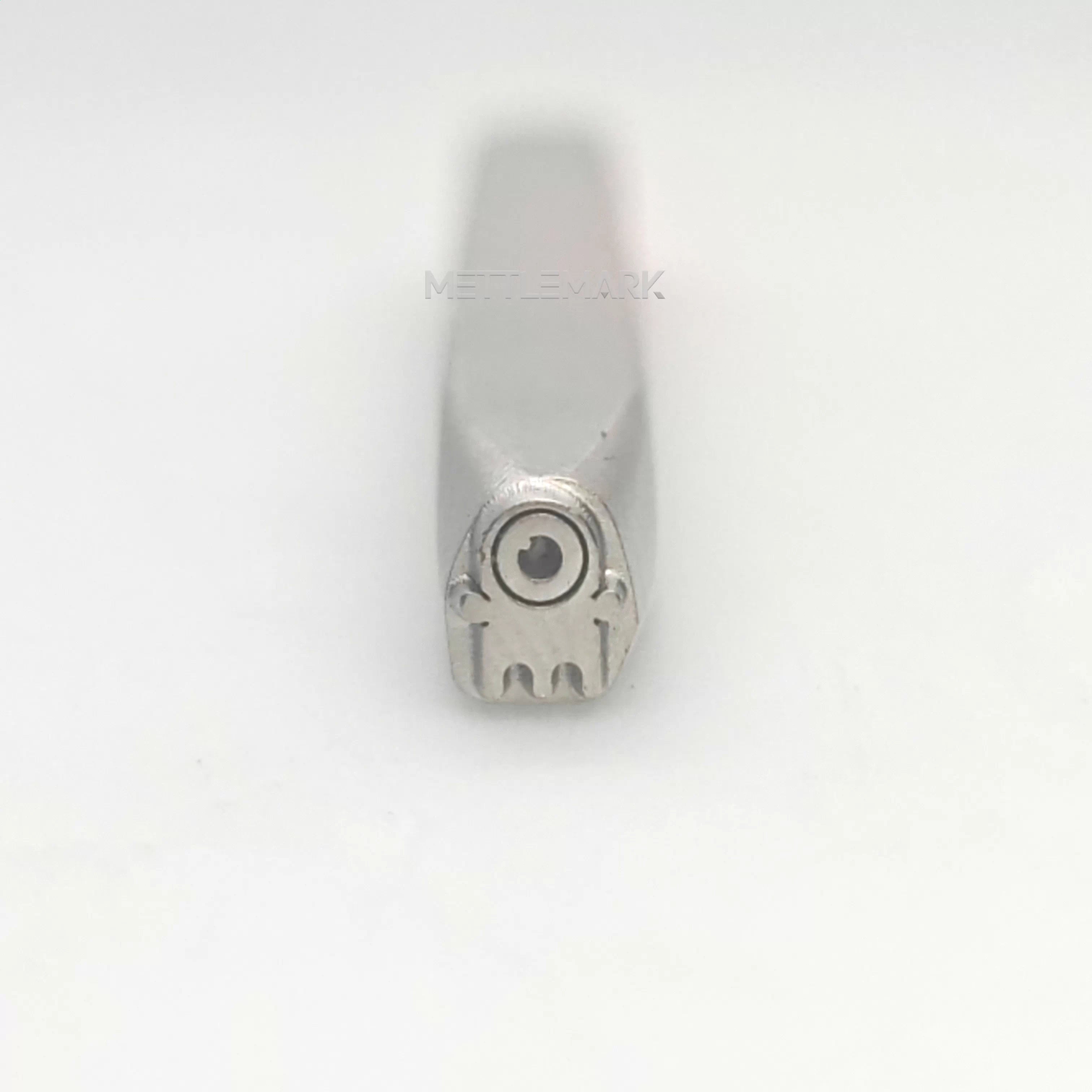 Custom Metal Stamp Halloween One-Eyed Ghost Symbol Metal Design Stamp - Memk-0040