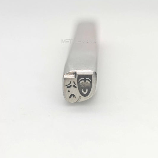 Custom Metal Stamp Halloween Smiling Face Symbol Metal Design Stamp - Memk-0047