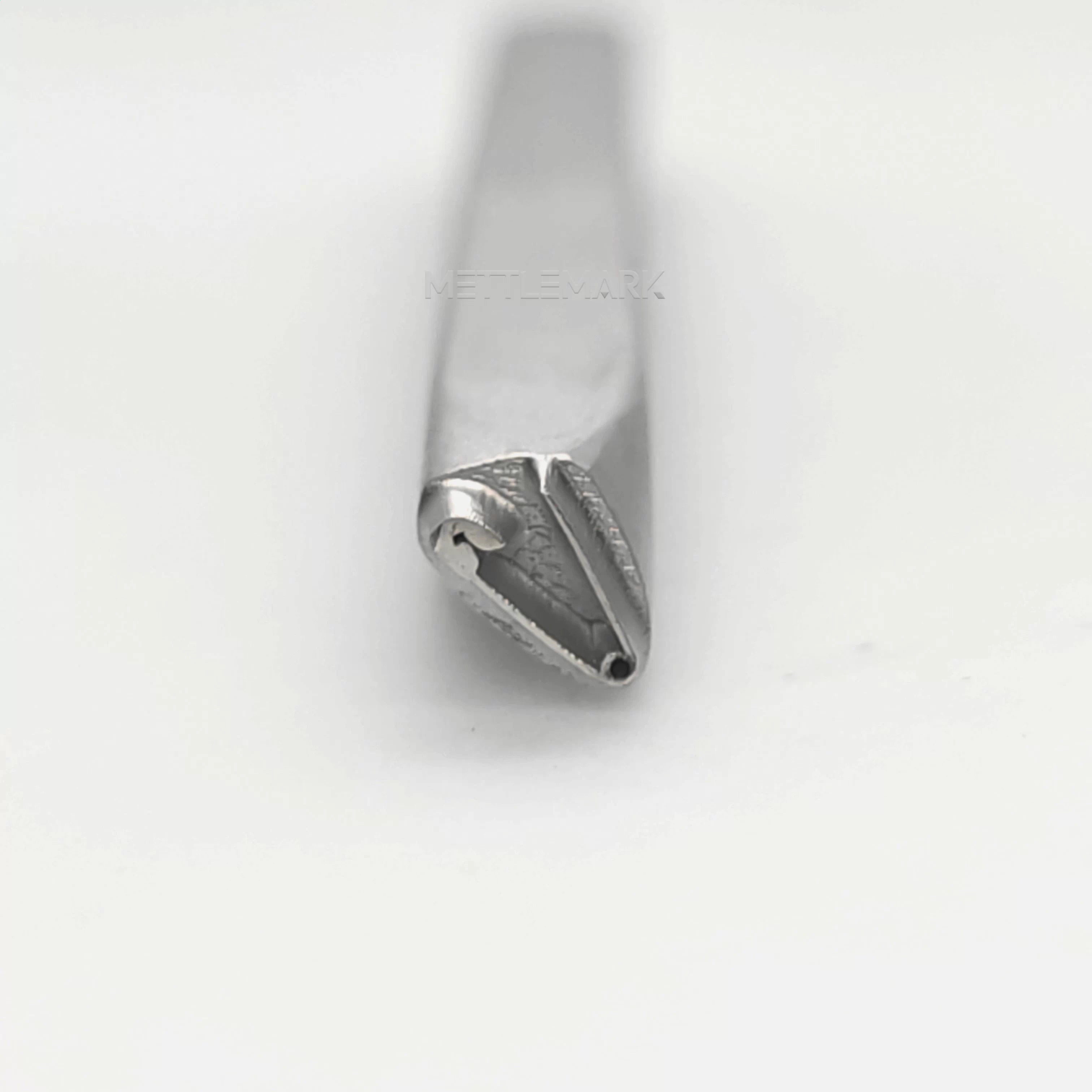 Metal stamping tool with pin