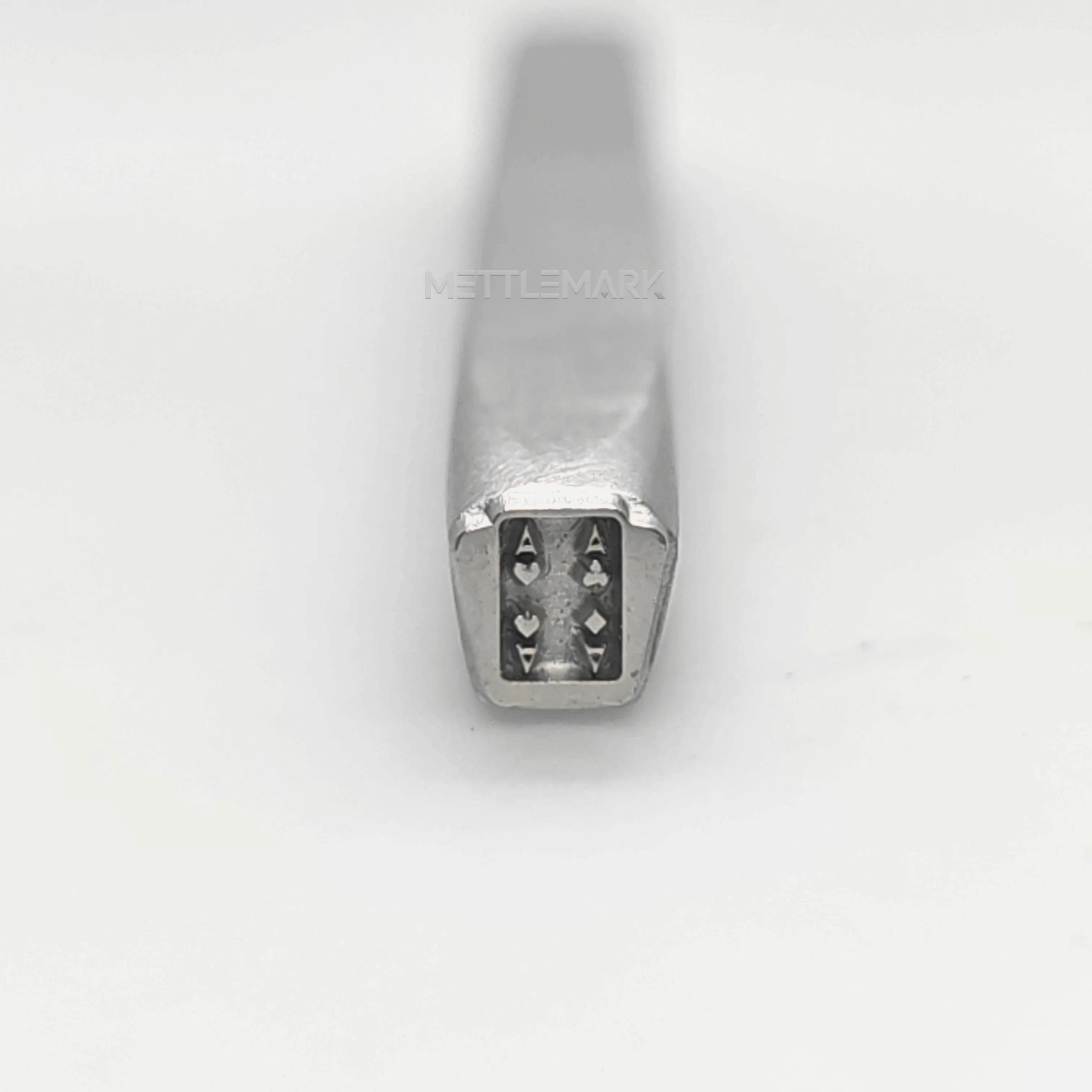 Metal stamping tool with poker