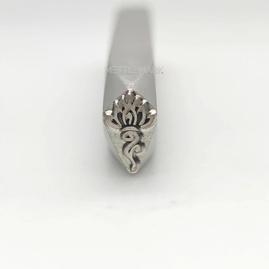 Custom Metal Design Stamp Cloud Lotus - Memk-1041