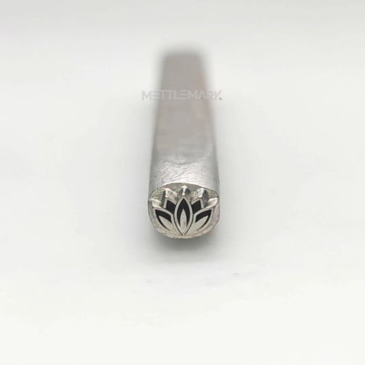Custom Metal Design Stamp Lotus - Memk-1007