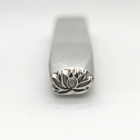 Custom Metal Design Stamp Lotus - Memk-1008