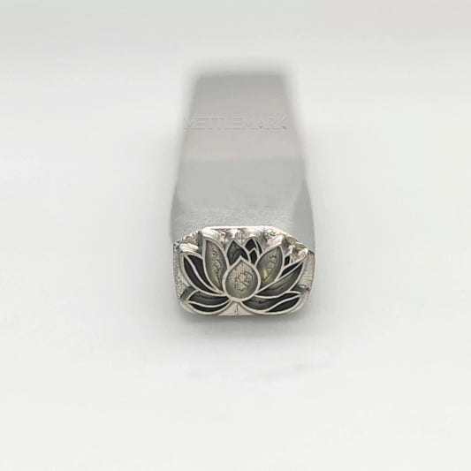 Custom Metal Design Stamp Lotus - Memk-1009