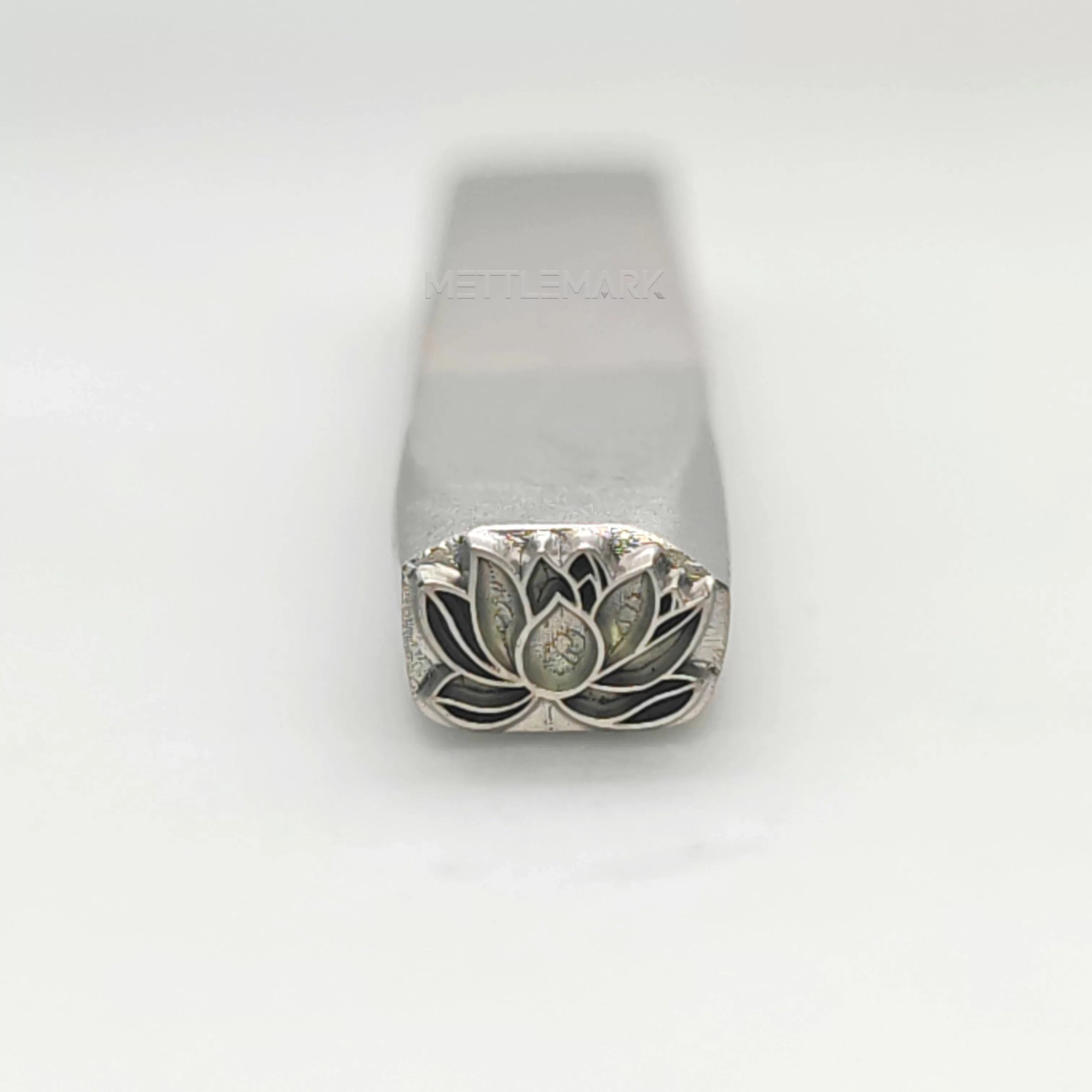 Custom Metal Design Stamp Lotus - Memk-1009