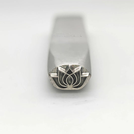 Custom Metal Design Stamp Lotus Symbol - Memk-1011