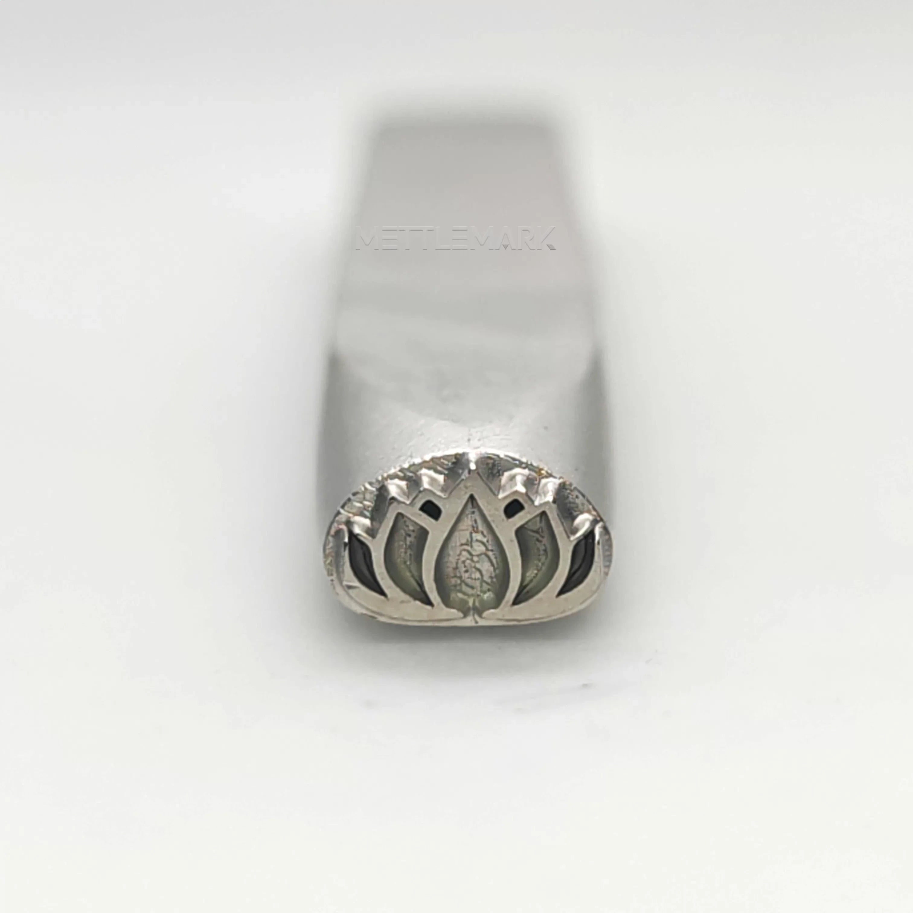 Custom Metal Design Stamp Lotus Symbol - Memk-1012