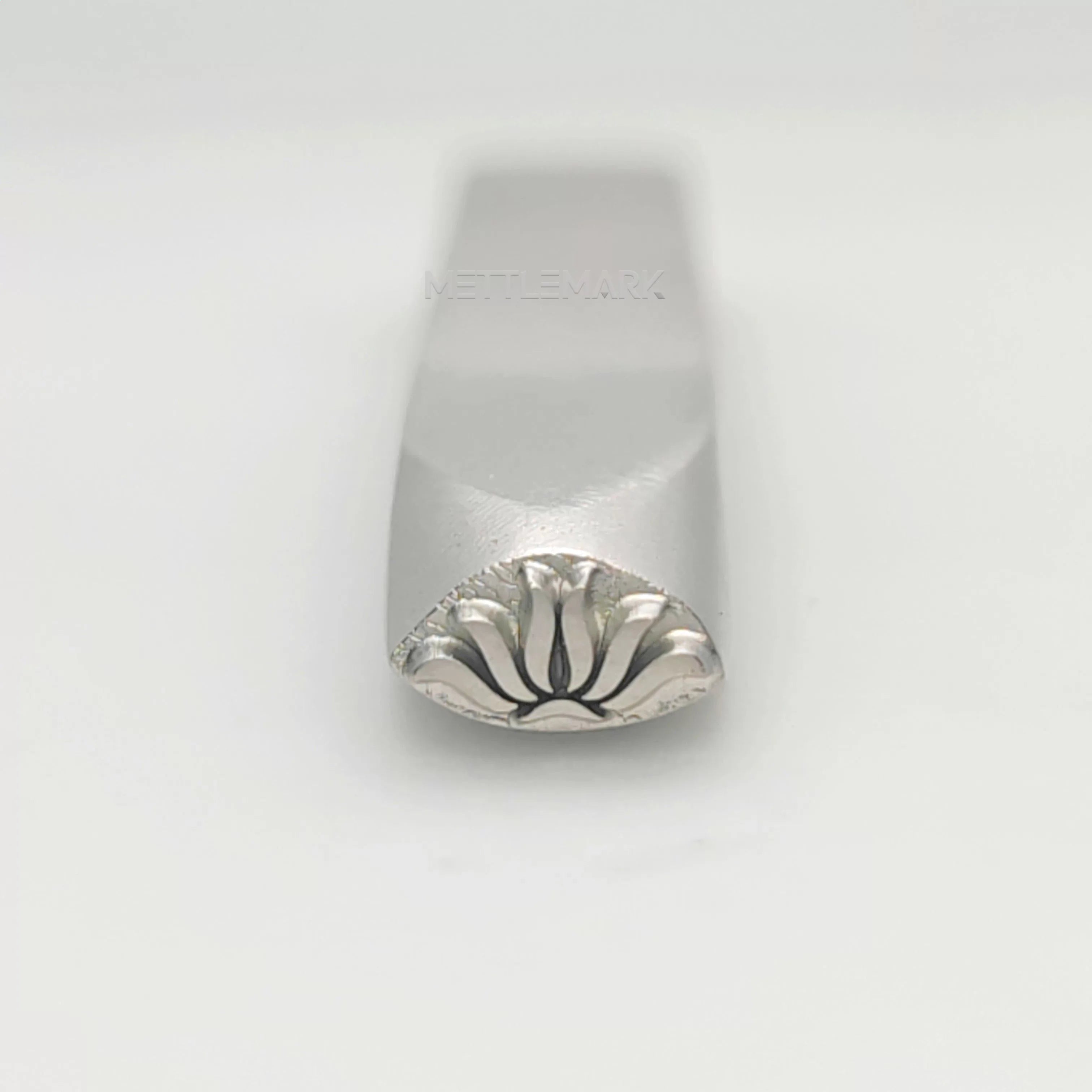 Custom Metal Design Stamp Lotus - Memk-1015