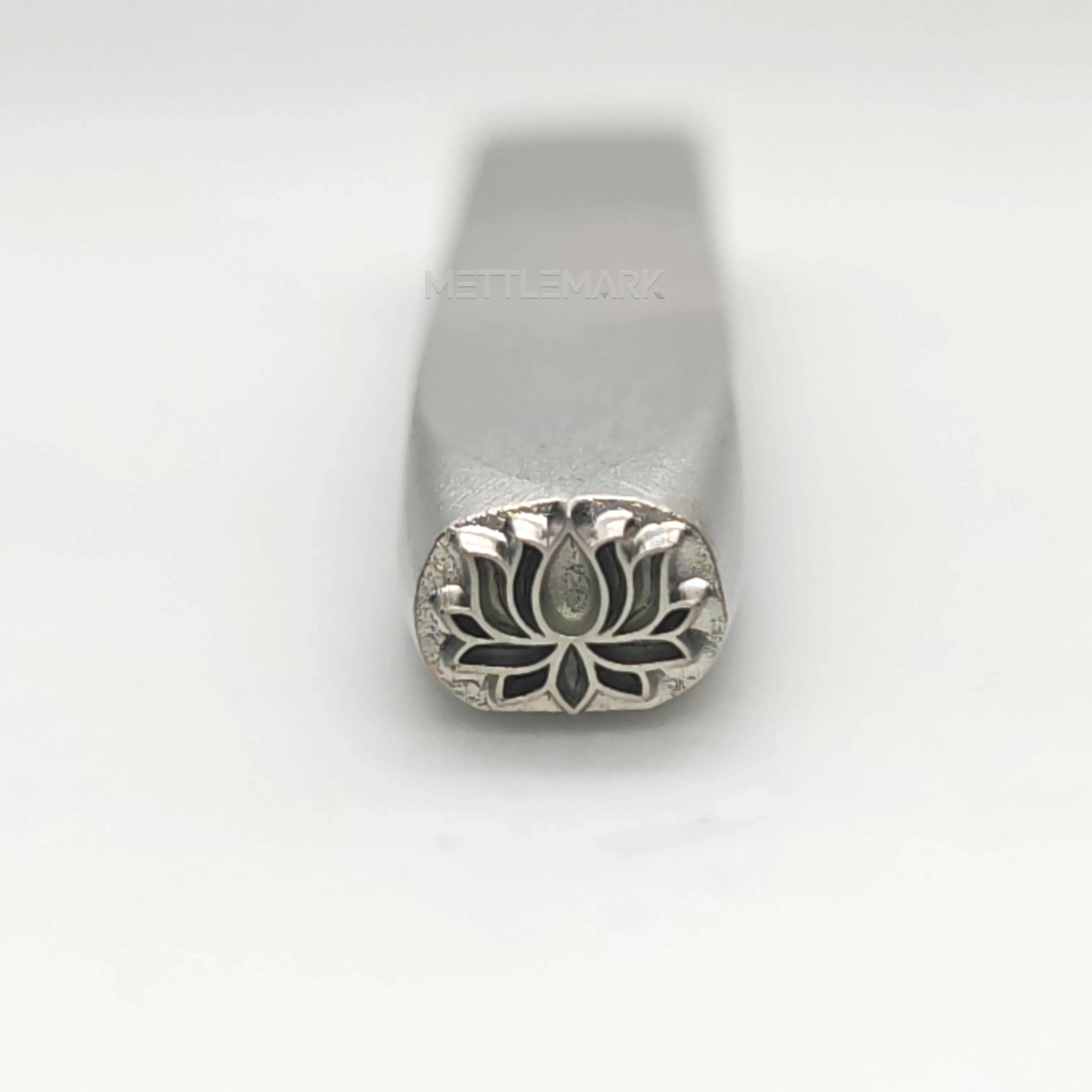 Custom Metal Design Stamp Lotus - Memk-1016