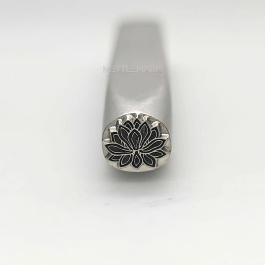 Custom Metal Design Stamp Lotus - Memk-1006