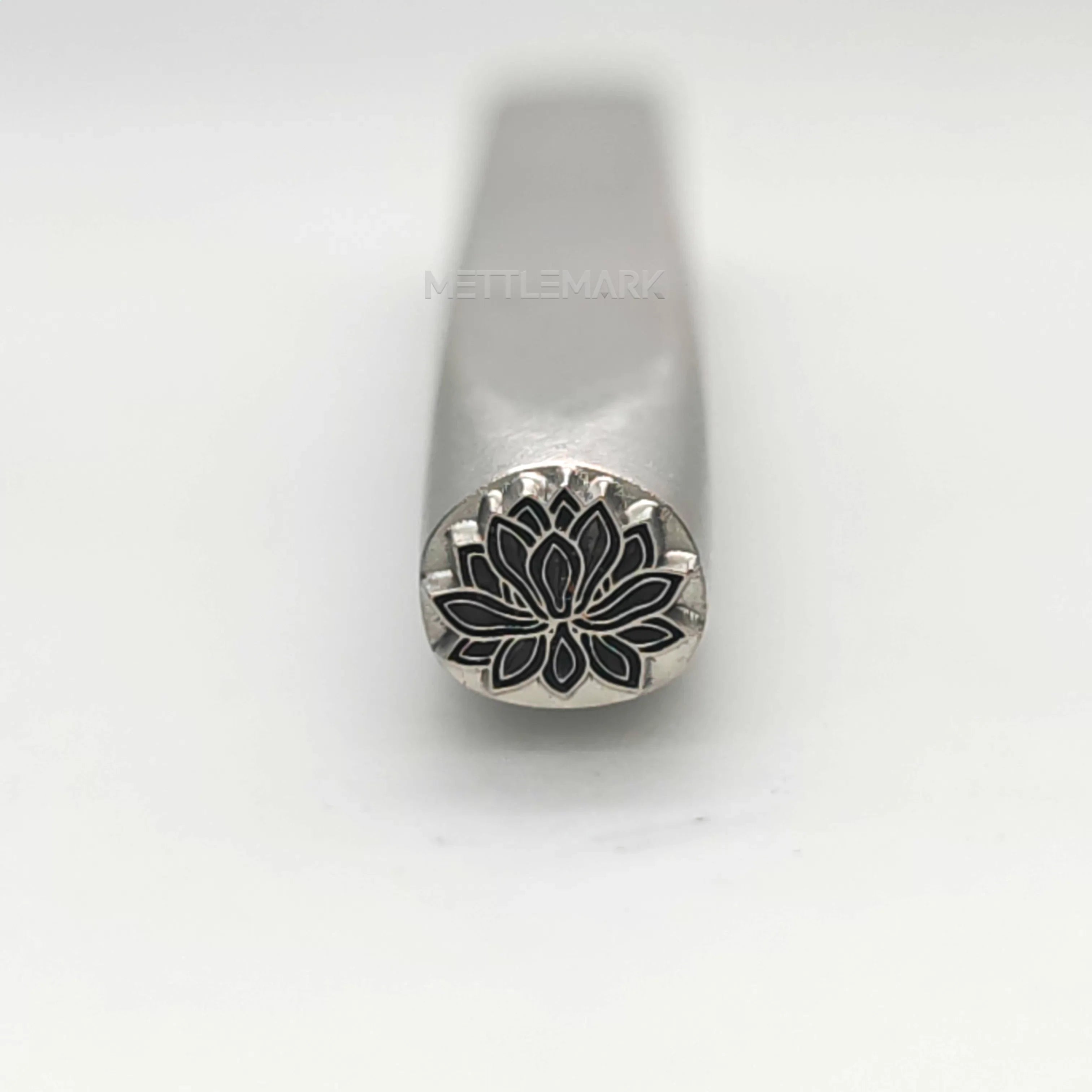 Custom Metal Design Stamp Lotus - Memk-1006