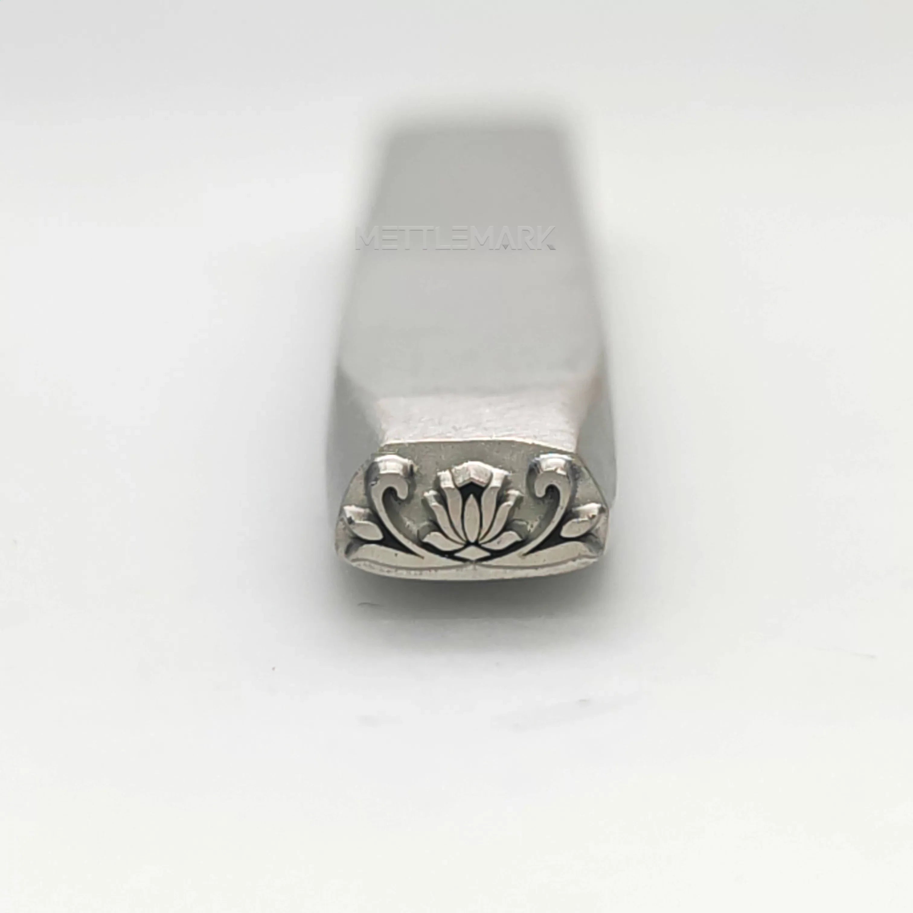 Custom Metal Design Stamp Lotus - Memk-1018