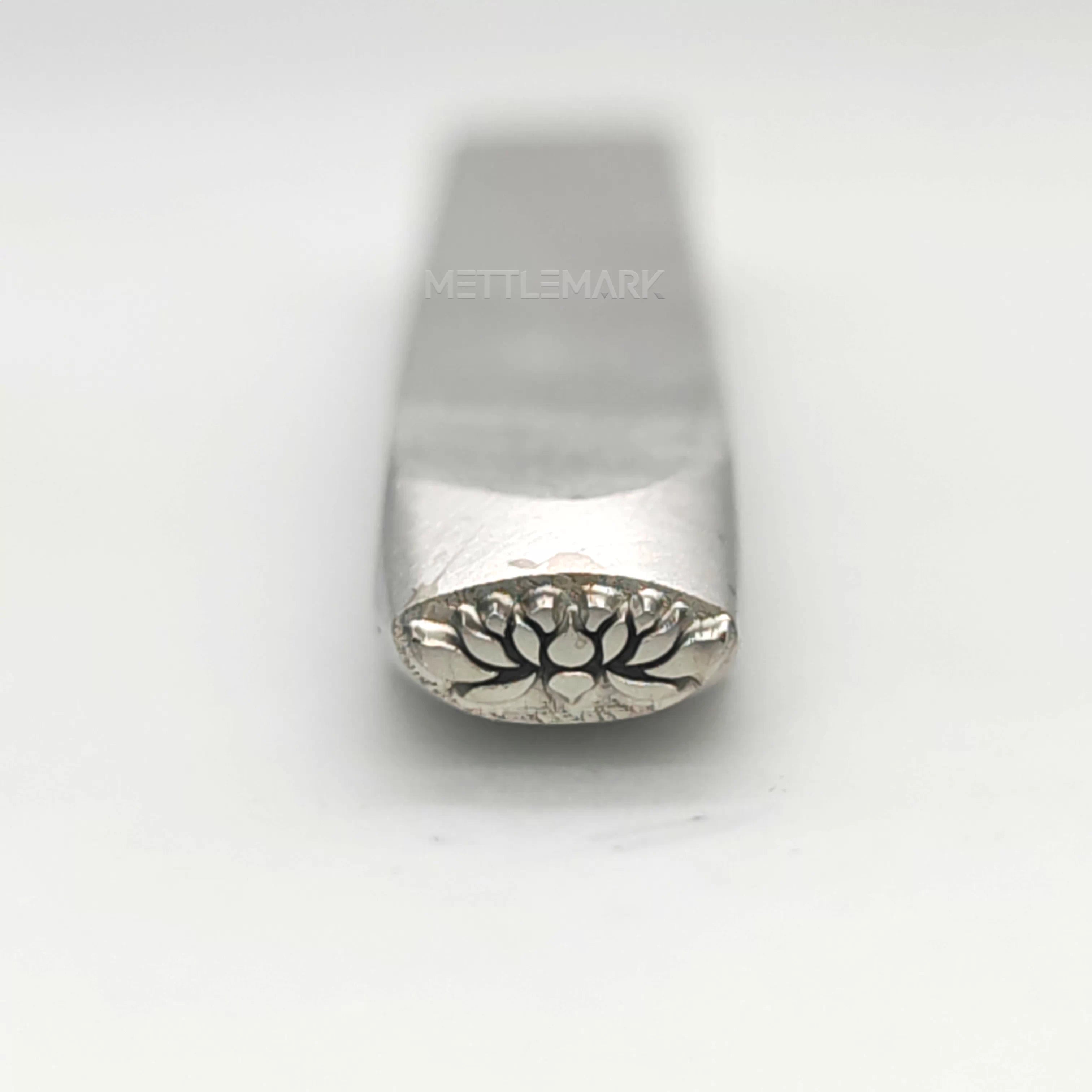 Custom Metal Design Stamp Lotus - Memk-1028
