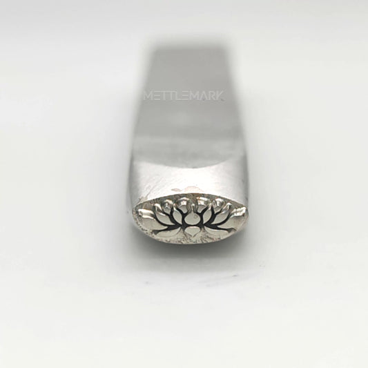 Custom Metal Design Stamp Lotus - Memk-1028