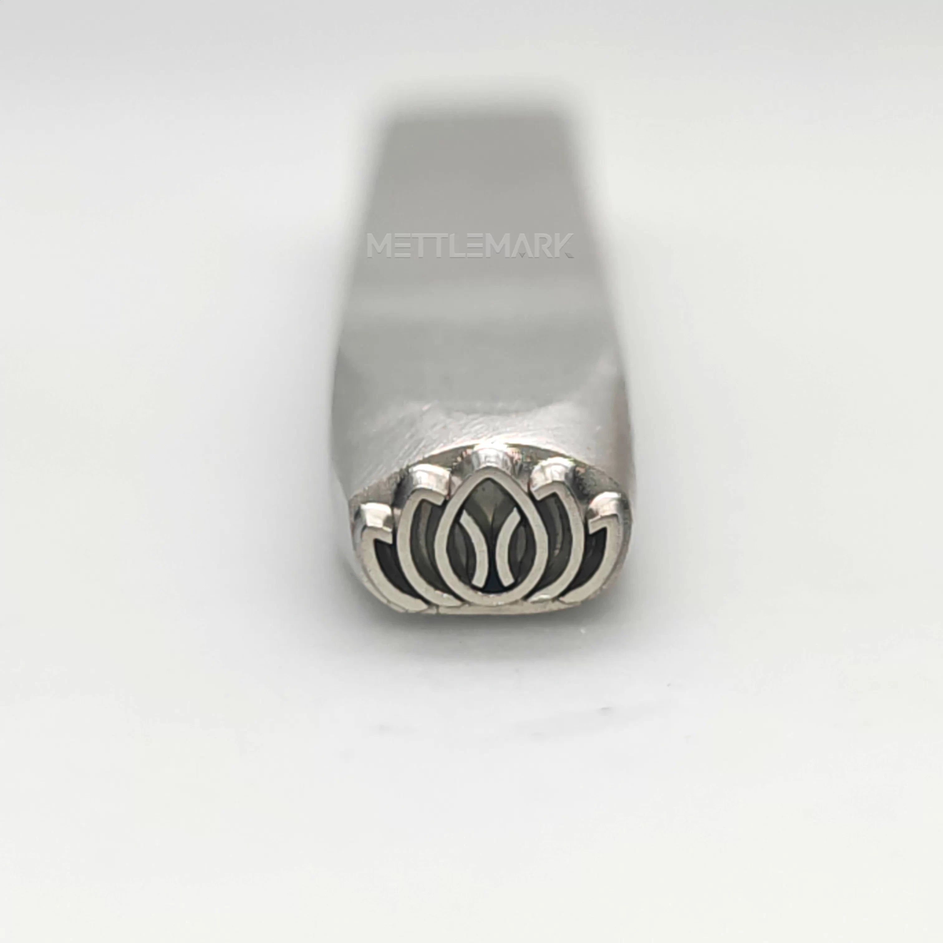 Custom Metal Design Stamp Lotus Symbol - Memk-1029