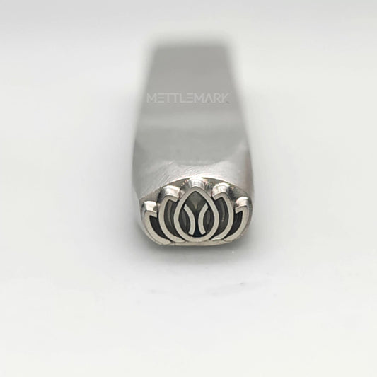 Custom Metal Design Stamp Lotus Symbol - Memk-1029